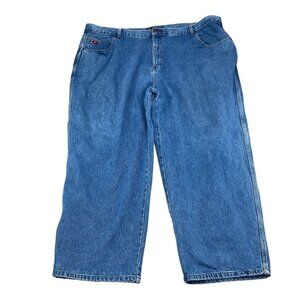 Bugle Boy Jeans Men 47W x28L Blue Class A High Rise‎ Wide Leg Relaxed VTG